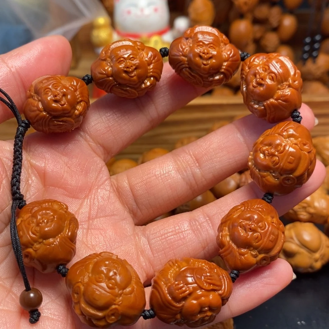 橄榄核手串/手链横财神