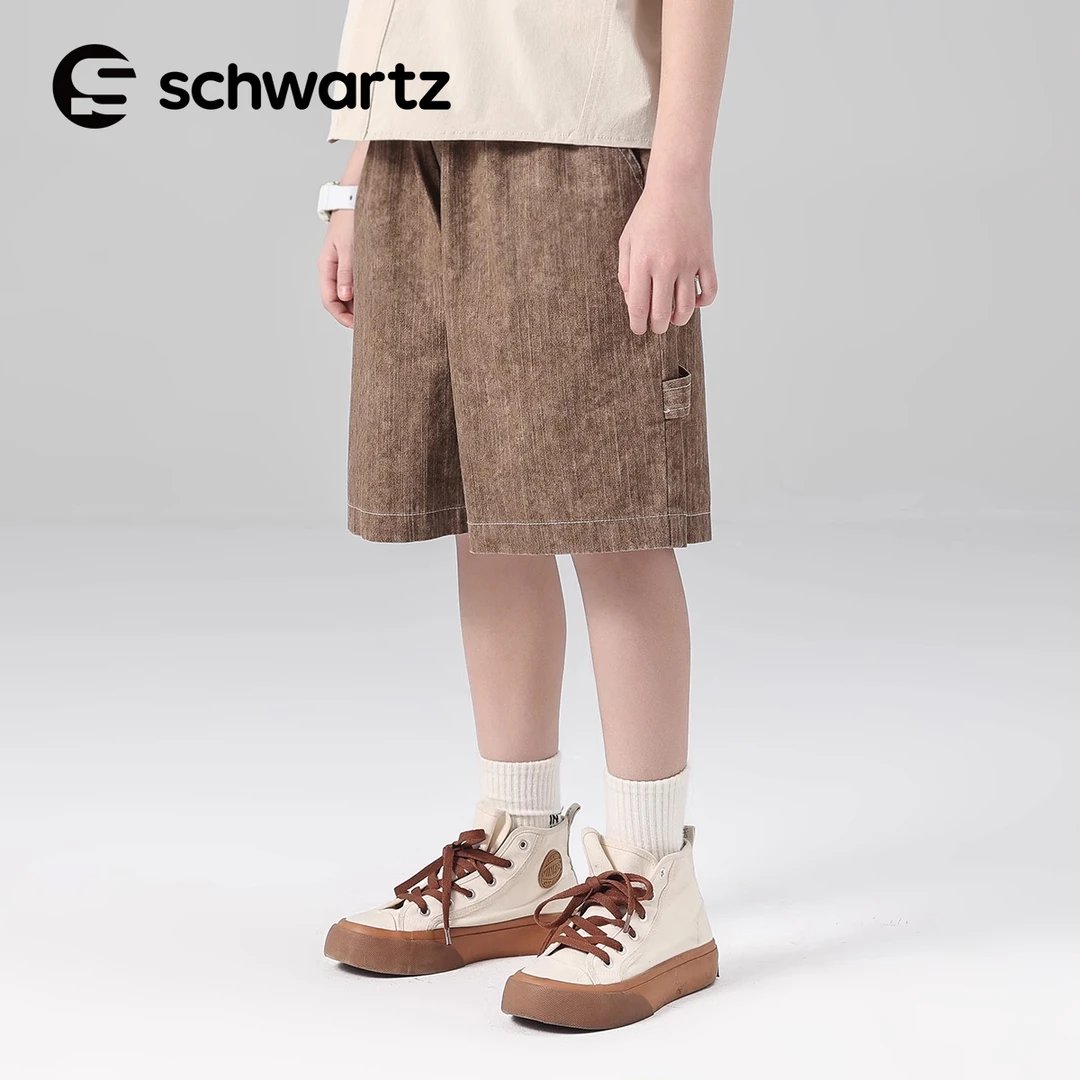 Schwartz斯瓦茨2025夏季新款男童裤子短裤休闲裤2603