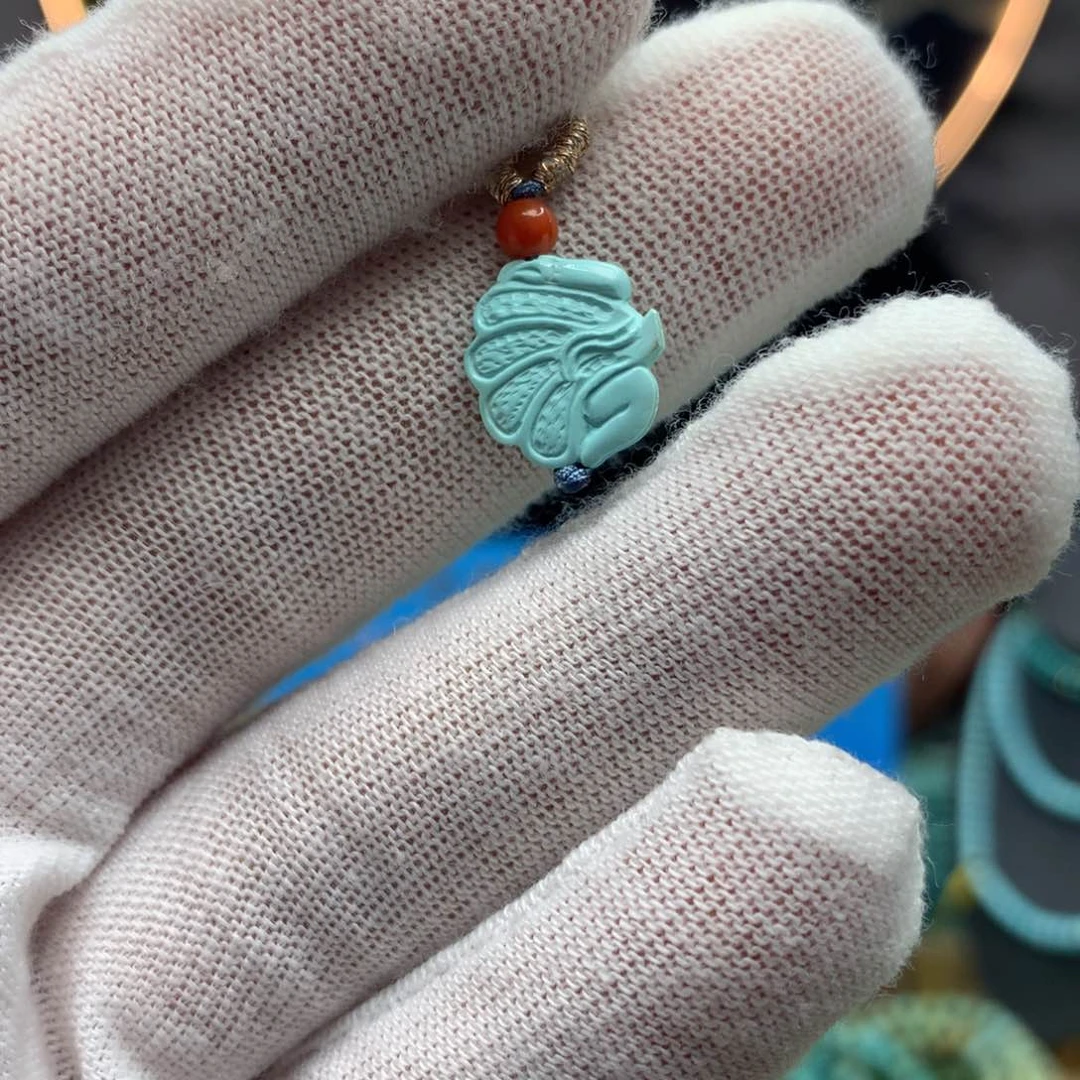 绿松石挂件未镶嵌