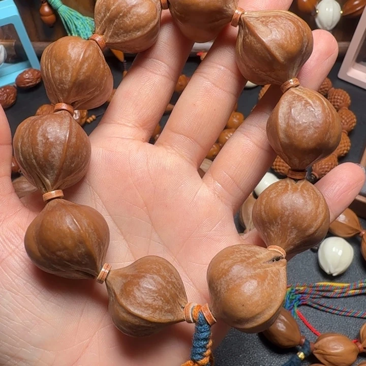 二***子橄榄核手串/手链2.4老油核大蒜头手持