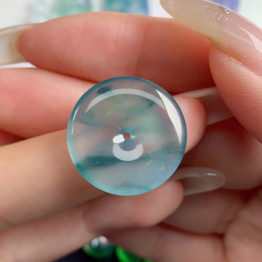 翡翠裸石21.61/3.5扣子扣子