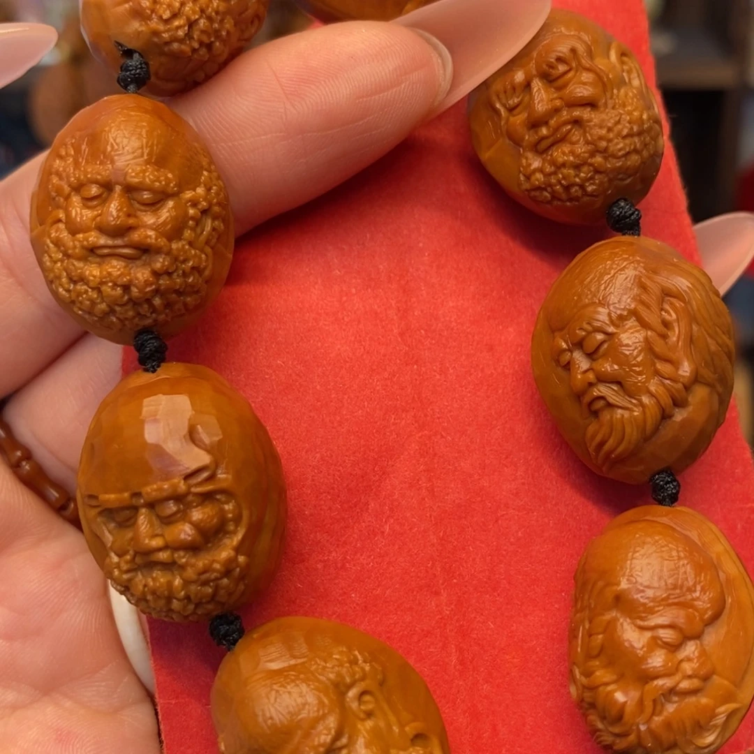 橄榄核手串/手链纯手达摩铁核