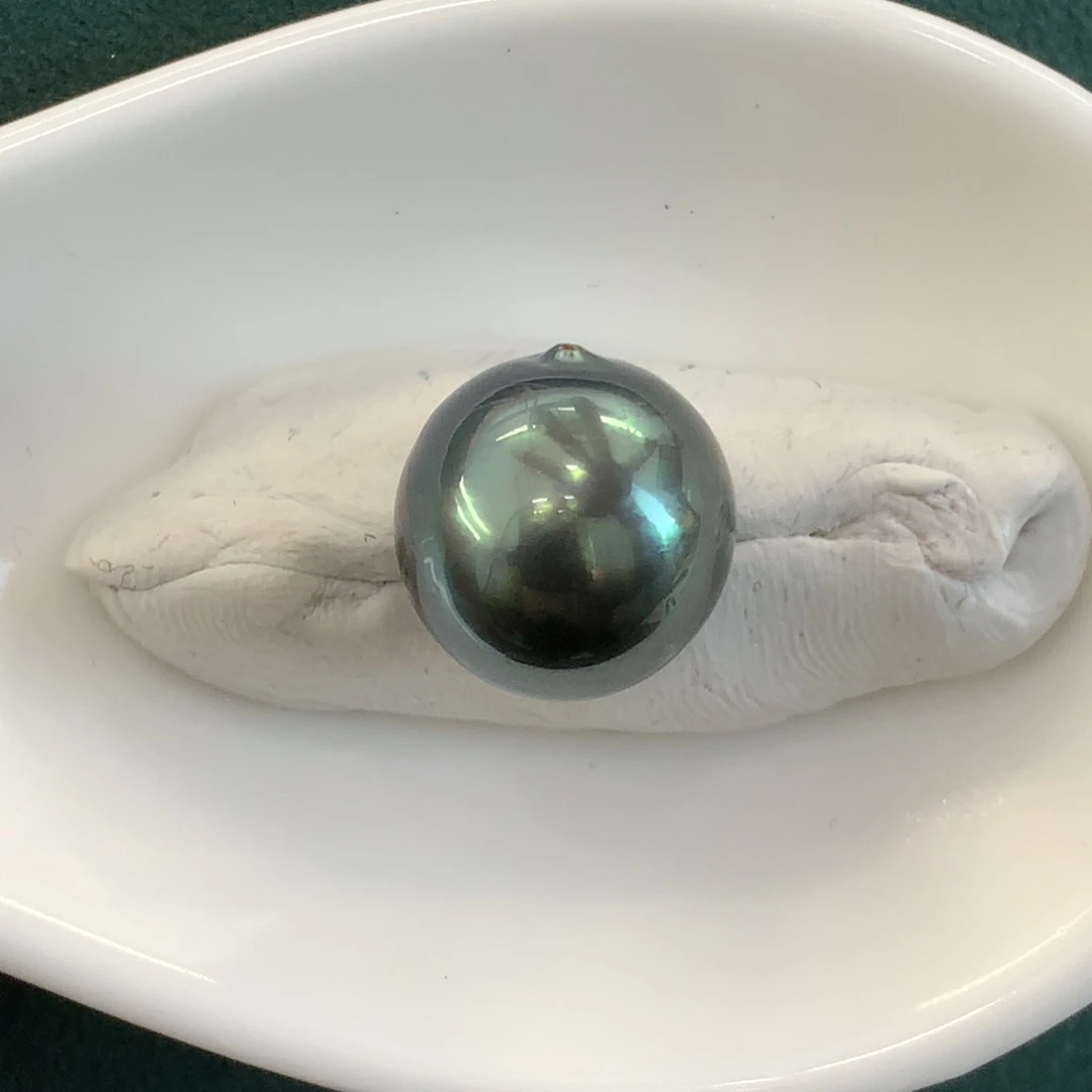 海水珍珠裸珠大溪地12.9mm