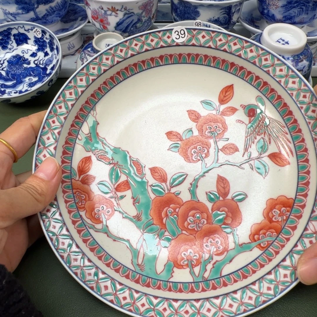 陶瓷景德镇纯手工纯手绘茶具木木39