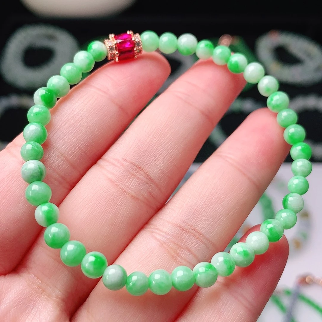 未镶嵌手链翡翠翡翠