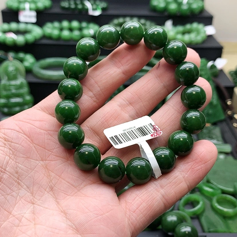 【闪购商品】和田玉（碧玉）手链未镶嵌G****火