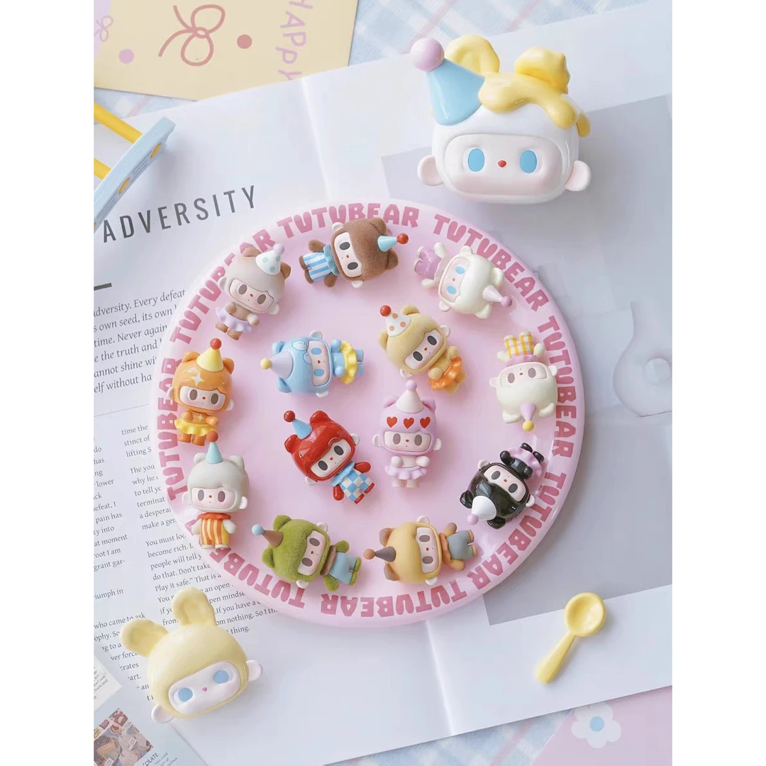 （代拆）TUTUBEAR兔兔熊二代童心游乐园萌粒盲袋盲盒潮玩摆件