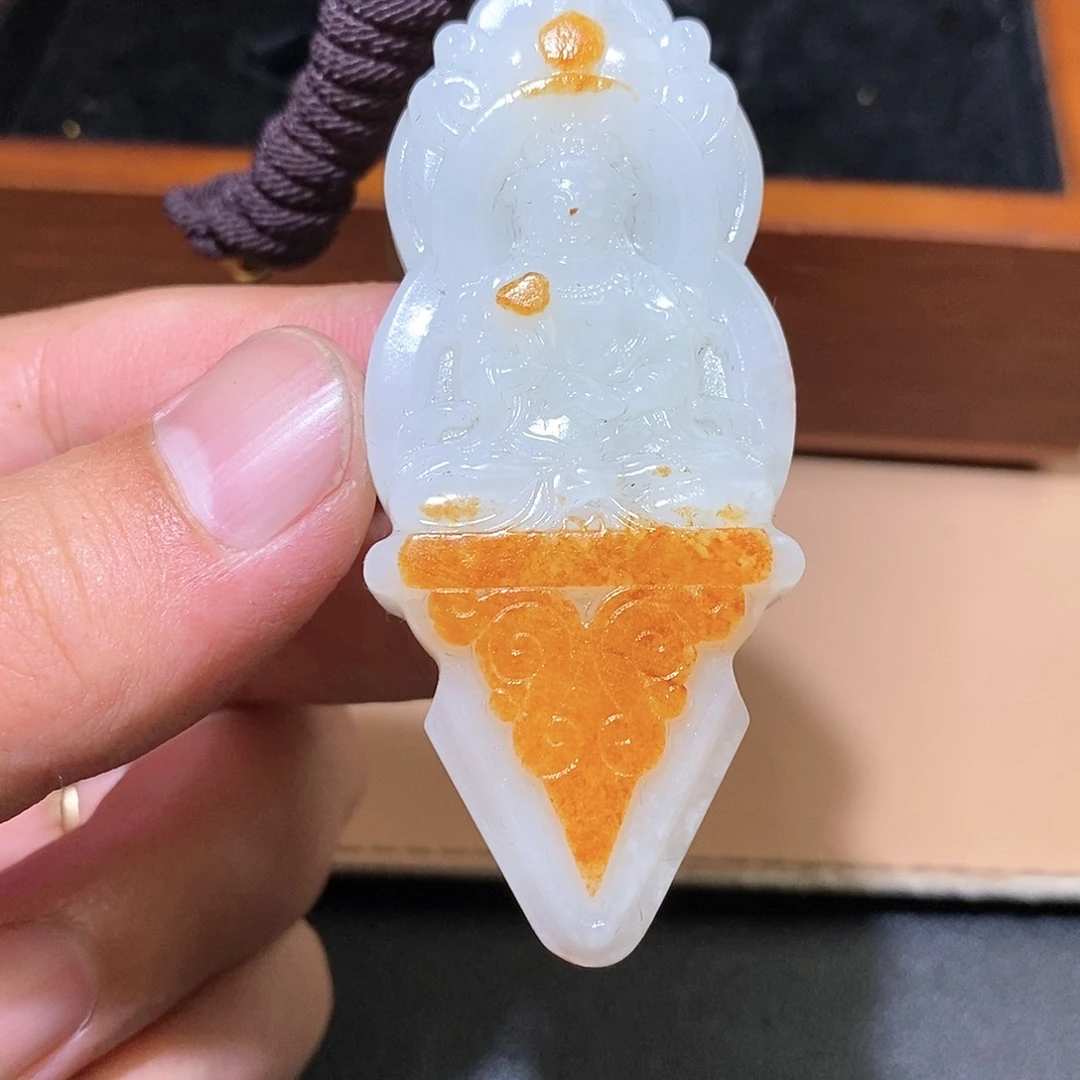 和田玉未镶嵌颈饰F