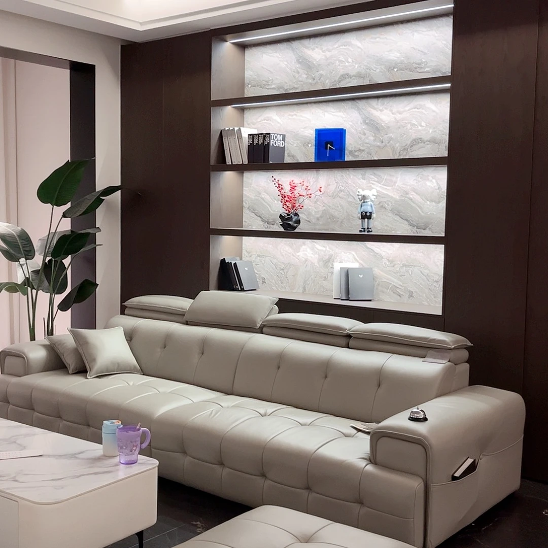 牛皮3米皮质3.0牛皮沙发