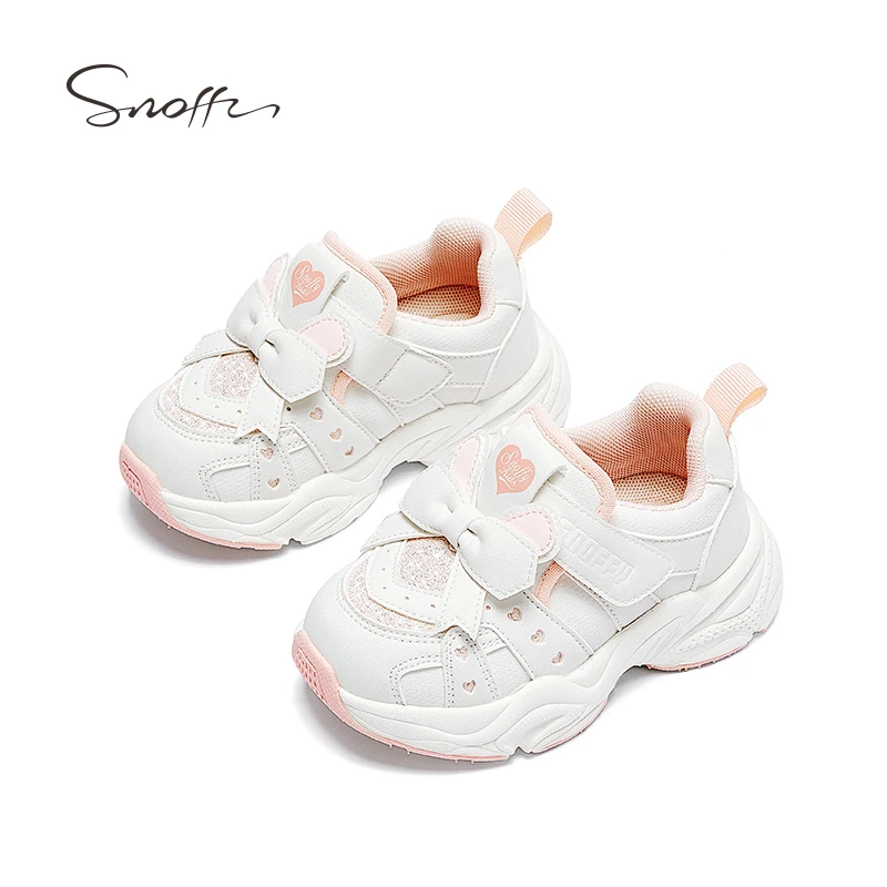 【断码捡漏】斯纳菲女童运动鞋春季宝宝室内鞋透气休闲鞋软底防滑