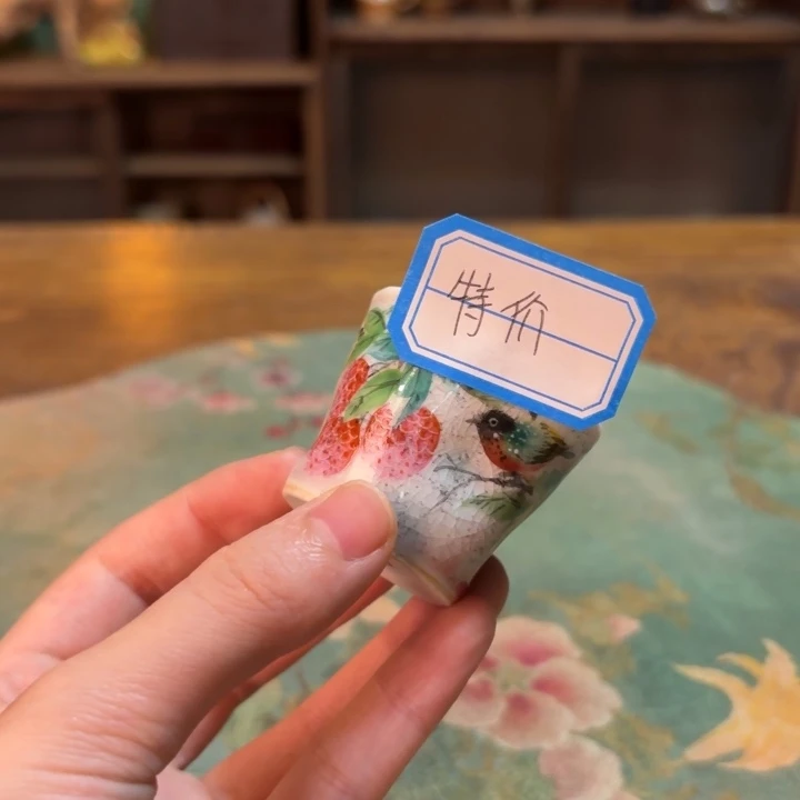 柴烧纯手工手绘陶瓷