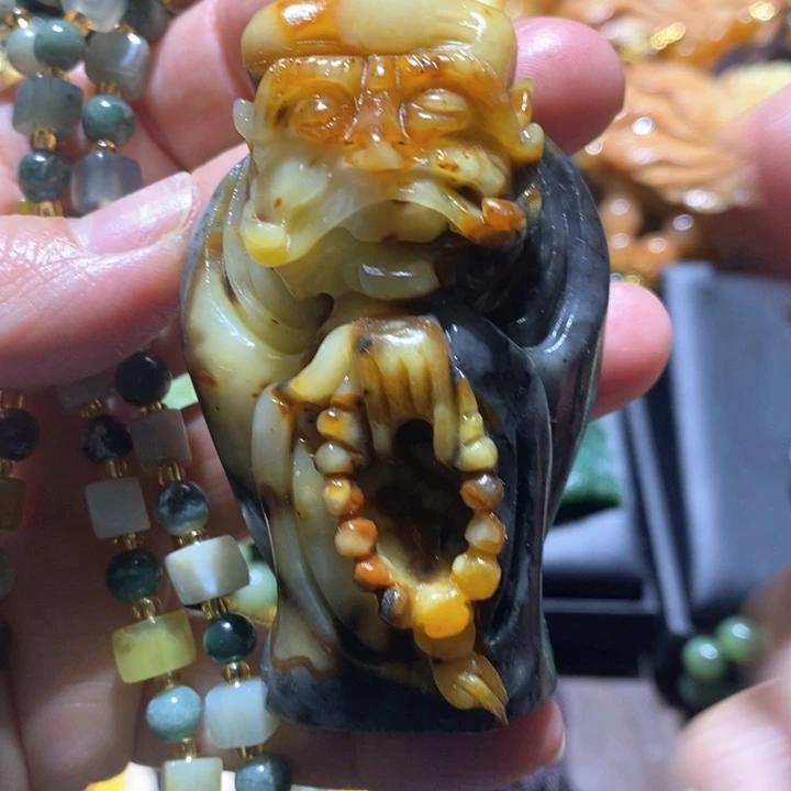 岫玉毛衣链未镶嵌