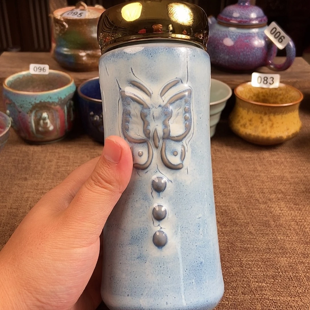 瓷片钧瓷茶壶茶具