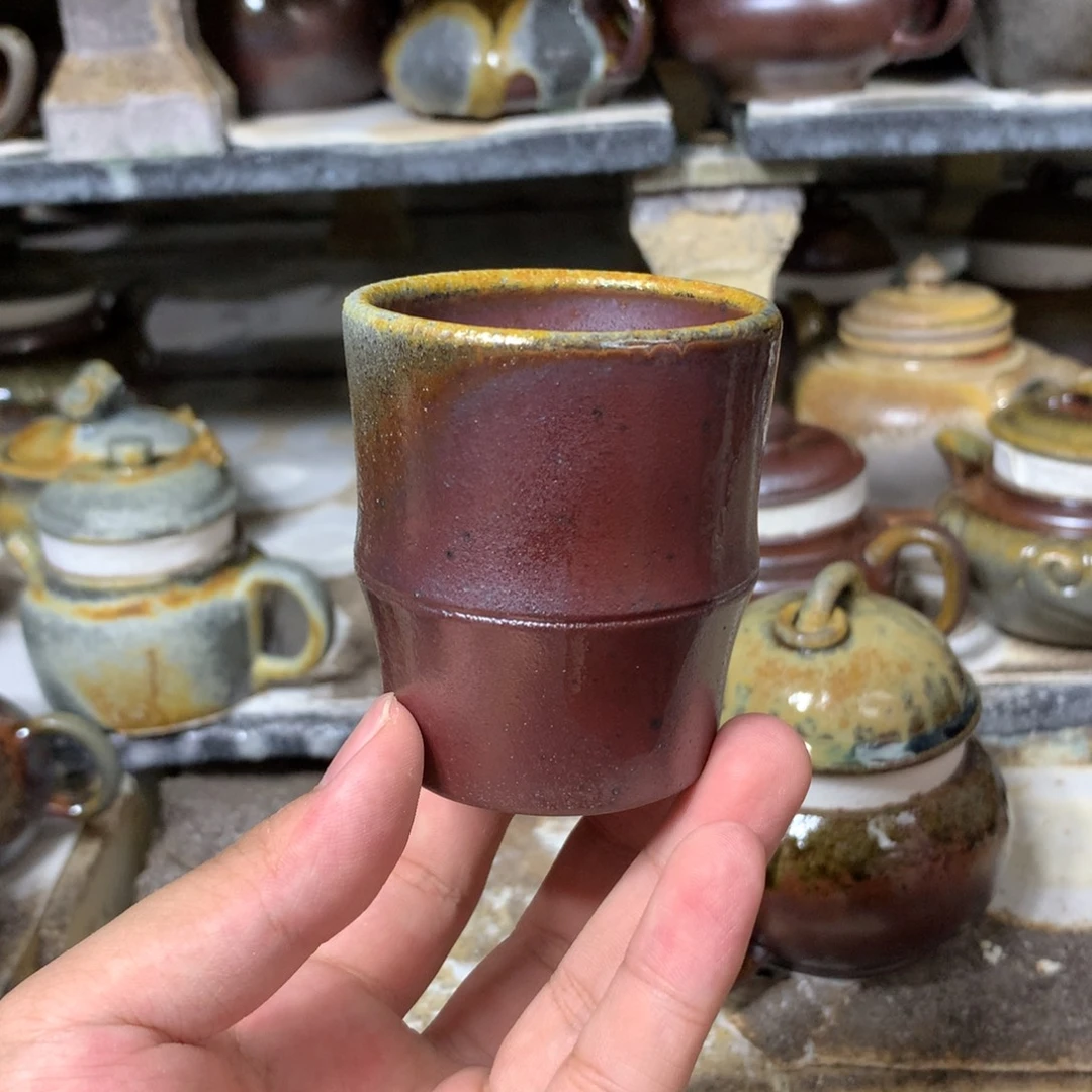 紫砂茶壶纯自然柴烧