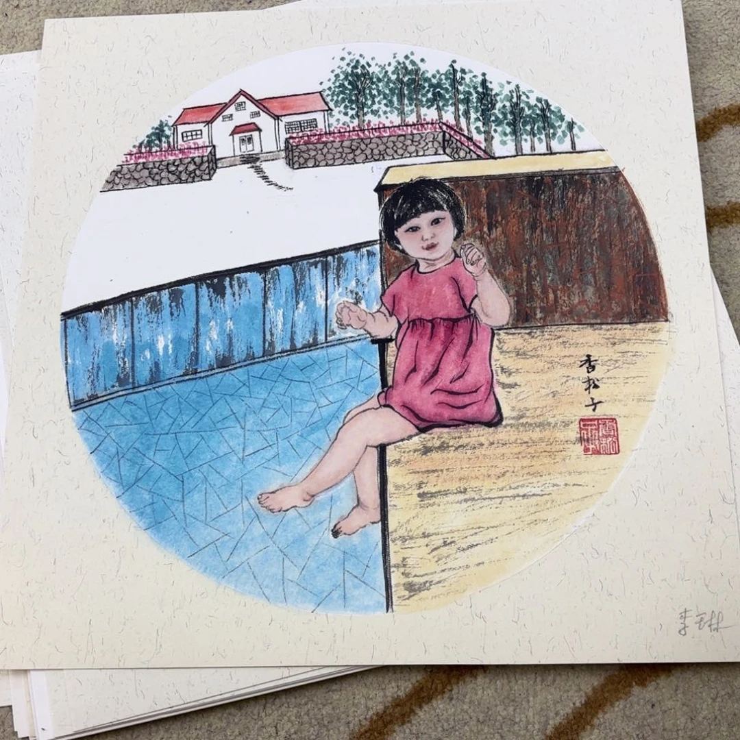 国画国画老师作品刘