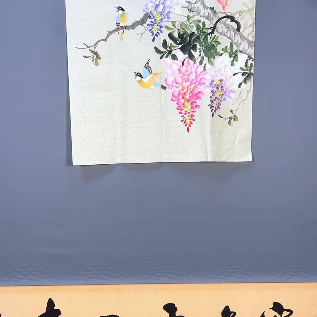 国画852 花鸟和蝴蝶在这里