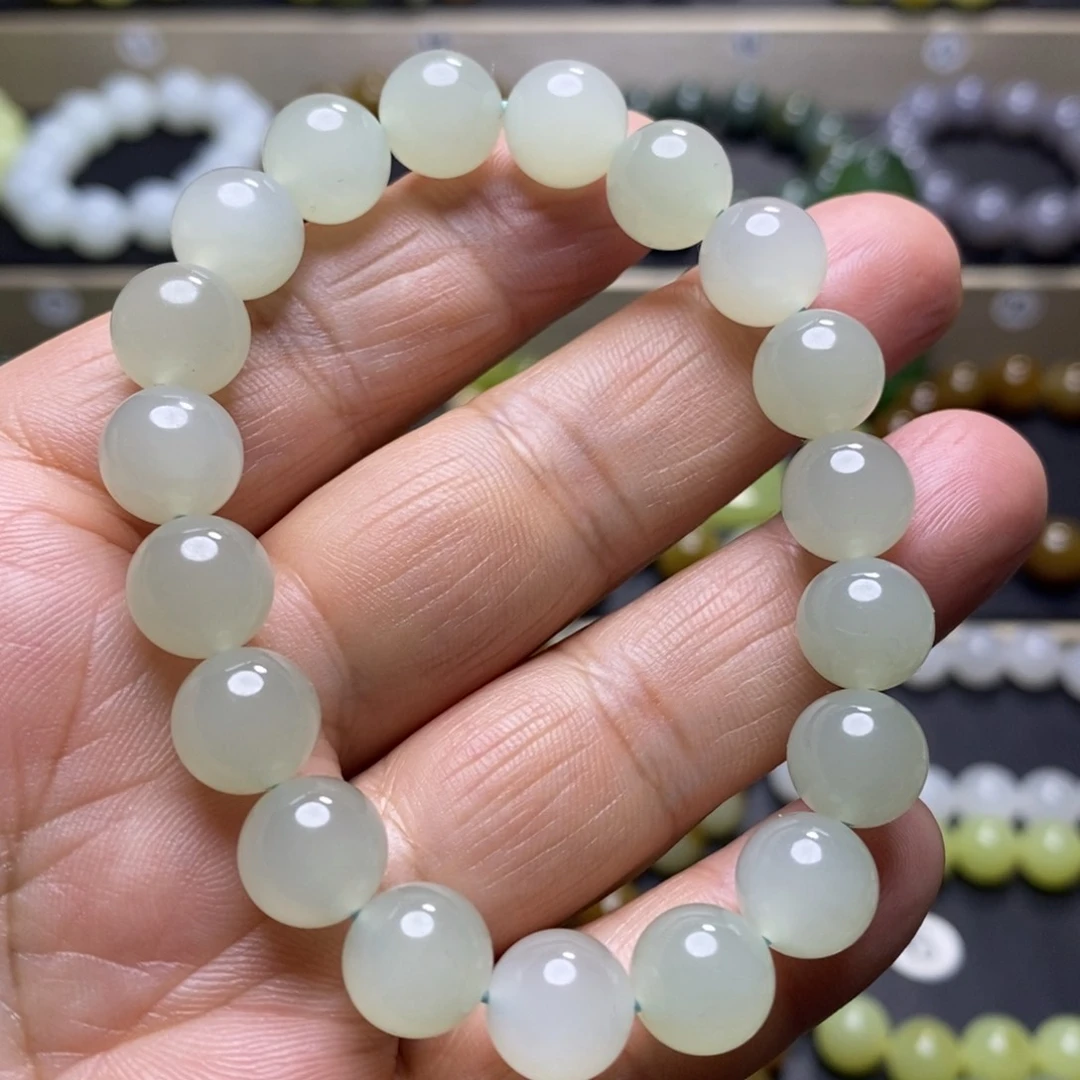 和田玉手串未镶嵌