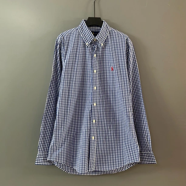 95新 BURBERRY/博柏利 Burberry格纹战马衬衫