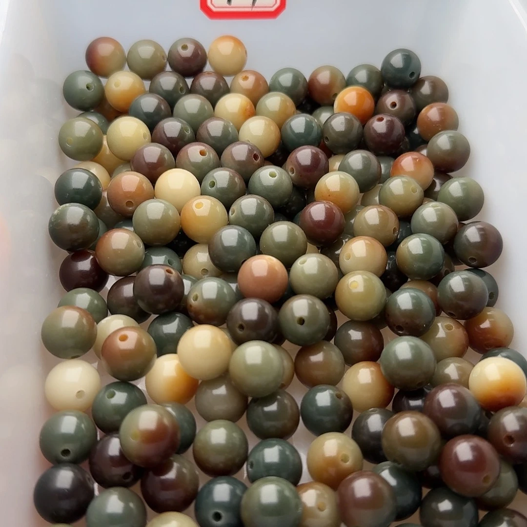 吊坠菩提根/象牙果50颗孔雀绿敦煌12圆