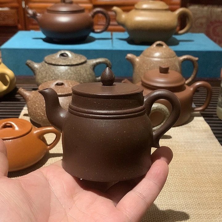 茶壶紫砂千禧紫泥宫灯