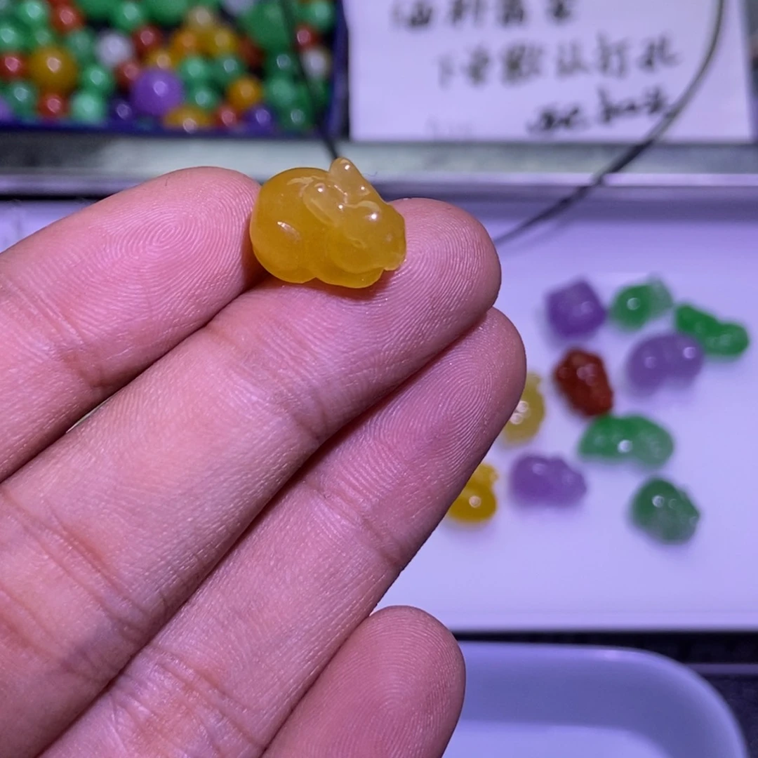 颈饰未镶嵌翡翠橘*吊坠