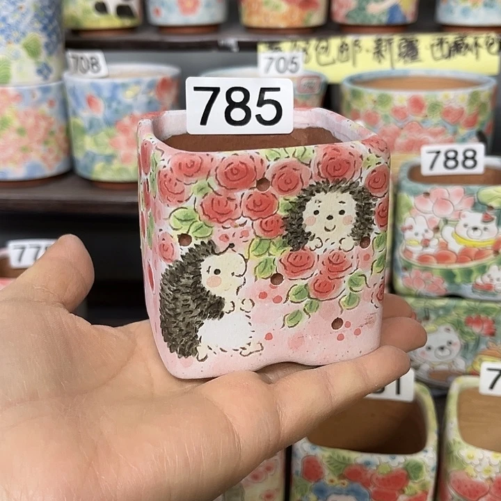 手工制作多肉花盆