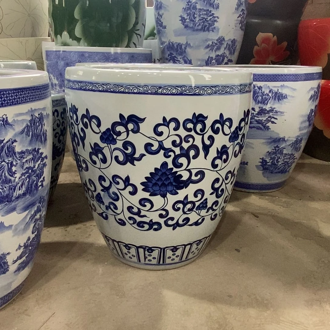 直径53高度56青花缠枝莲好的甜***姨