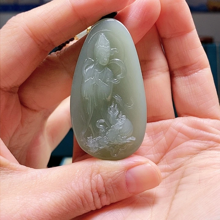 【闪购商品】颈饰未镶嵌和田玉慧*
