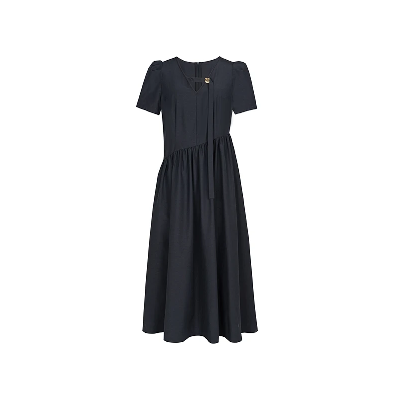 设计师女装2025夏季新款连衣裙时尚气质显瘦修身款连衣裙42824