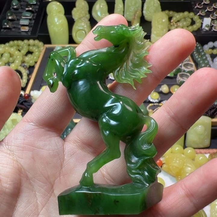 和田玉（碧玉）颈饰未镶嵌