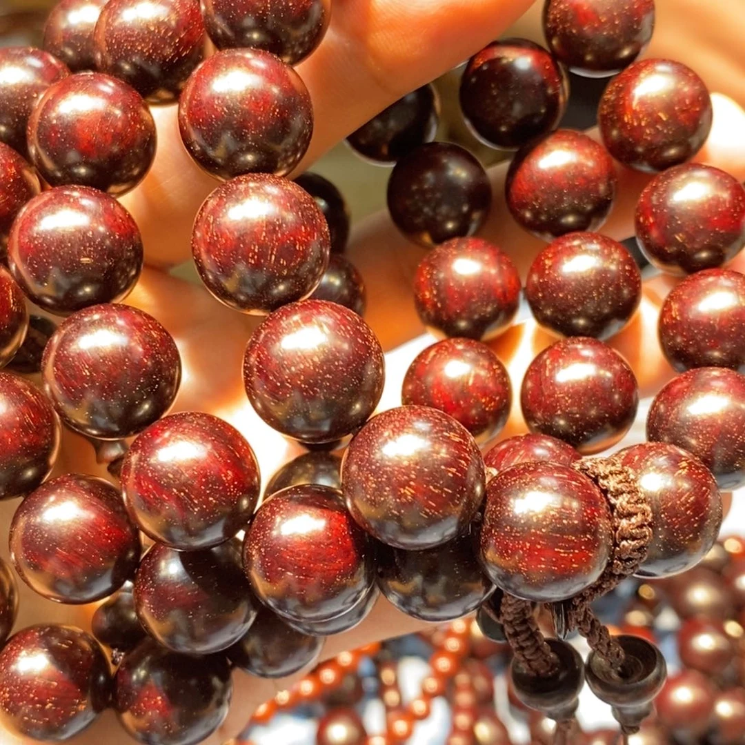 小叶紫檀手串/手链1.5高满