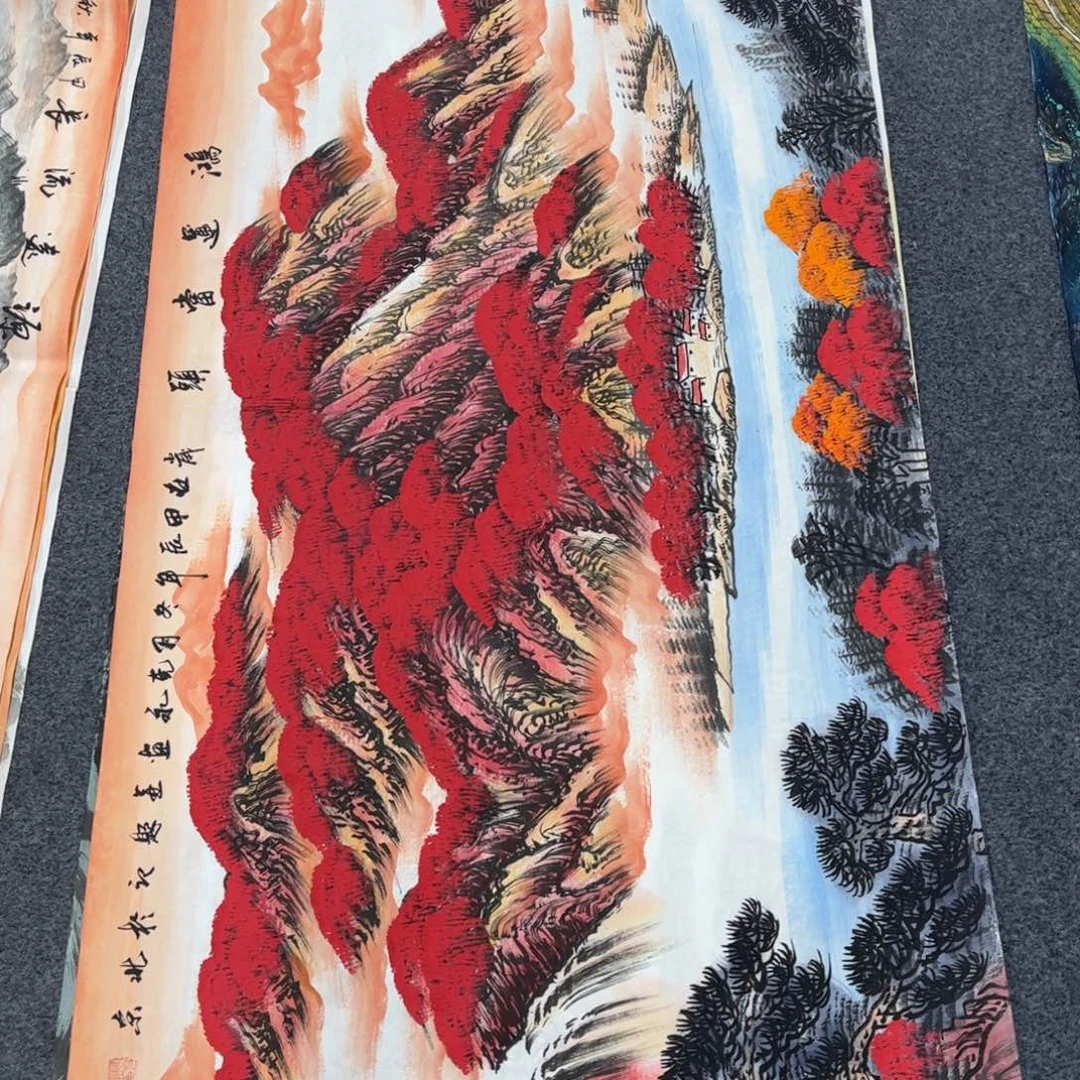 国画老师手绘作品