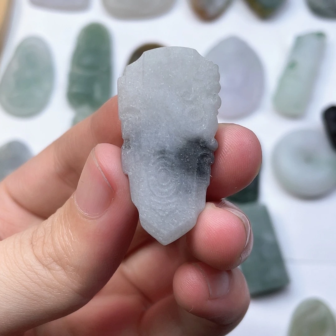 定制翡翠未镶嵌认**喵仿古