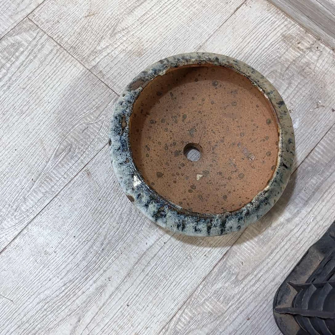 泥塑不**鱼古镇炻陶花盆