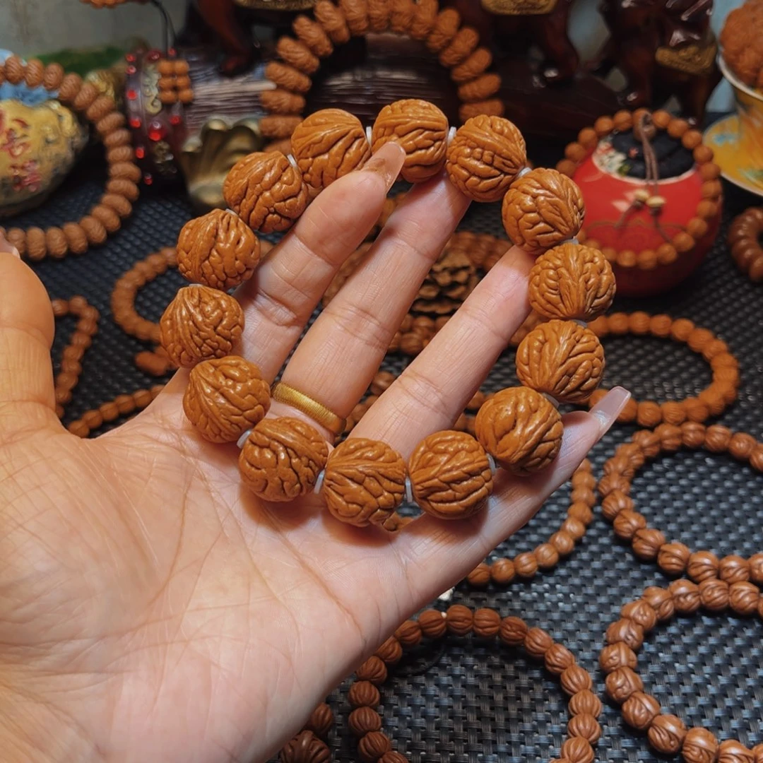 桃核手串21精品大哥串霸王龙