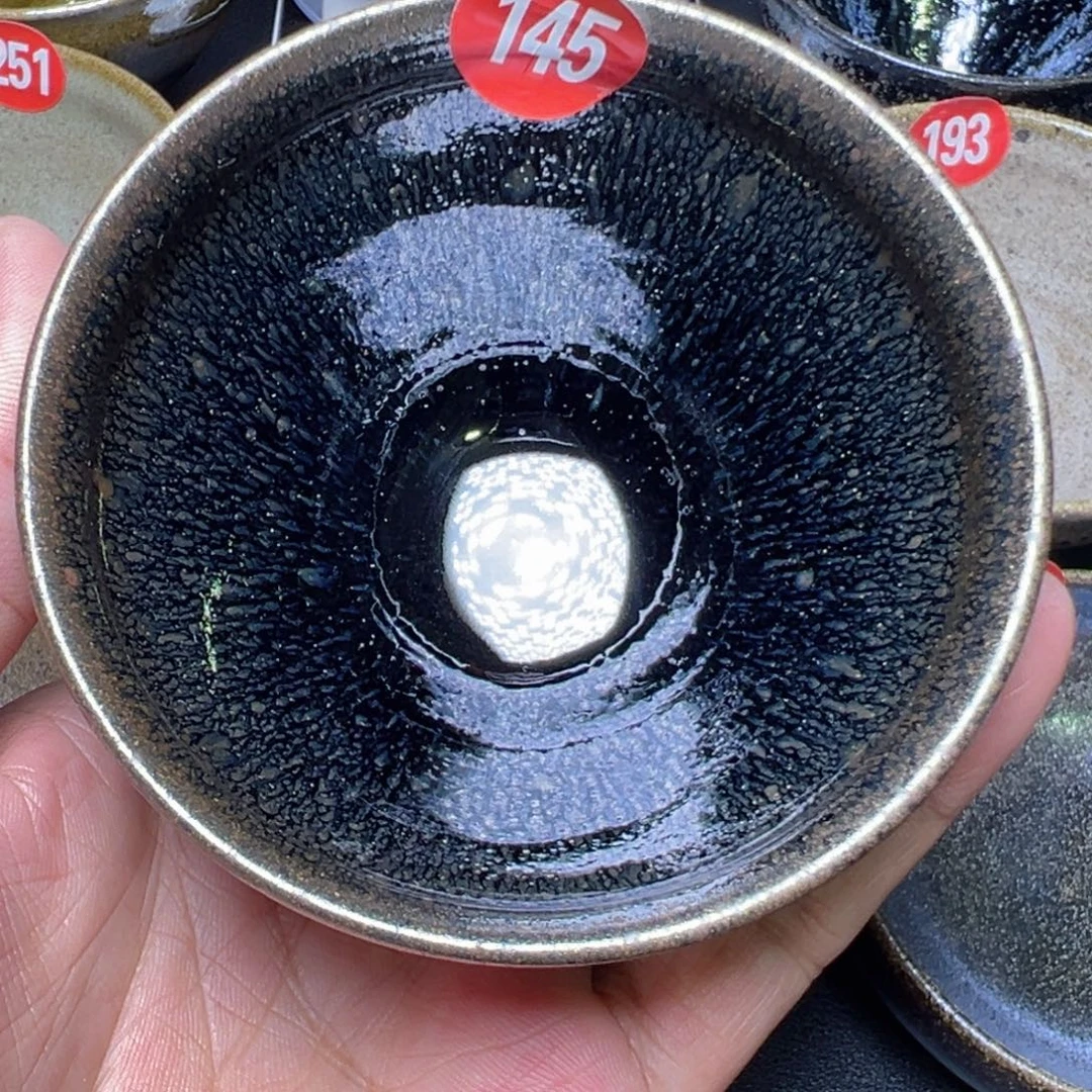 茶盏青御坊龙窑柴烧茶盏