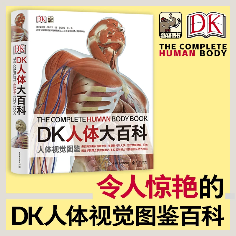 DK人体大百科儿童科普图画书 身体的构造我们的身体
