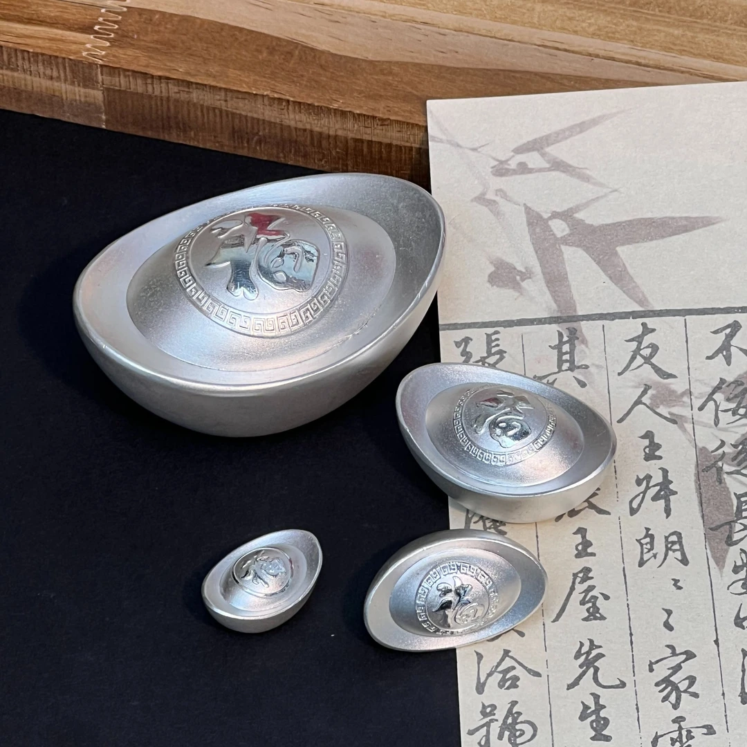 足银银制品 【足银银锭】元宝可融料做足银999.9手镯