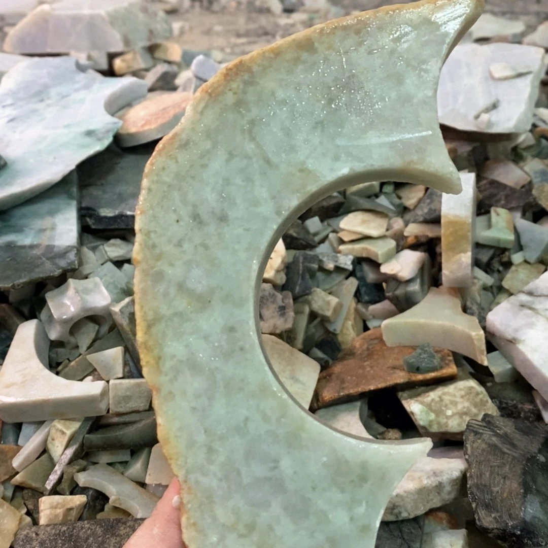 翡翠未镶嵌颈饰天然翡翠