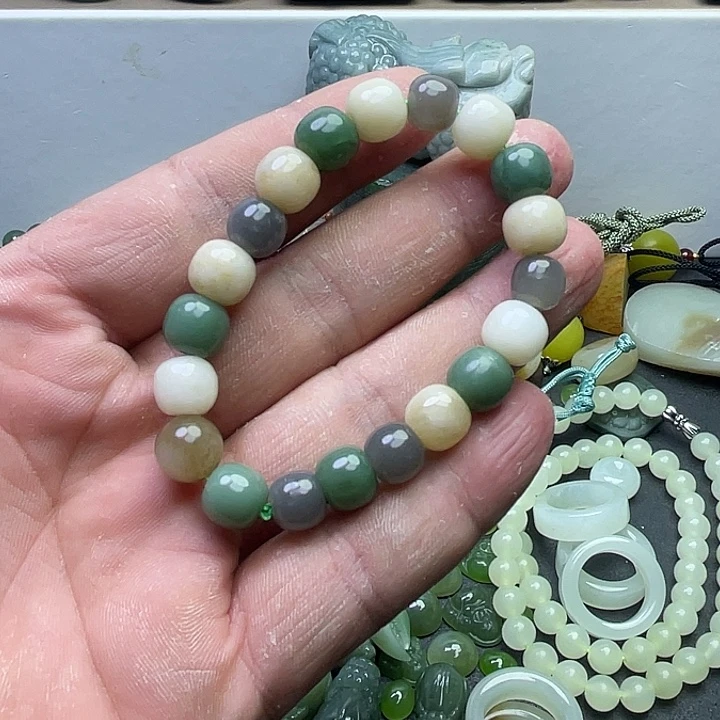 和田玉（糖玉）未镶嵌手链