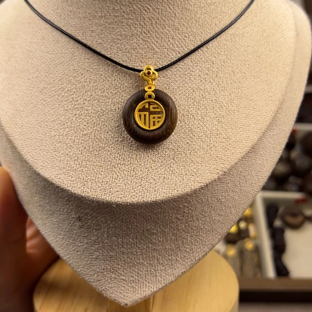 了***悟银S925平安扣随行脖挂配饰