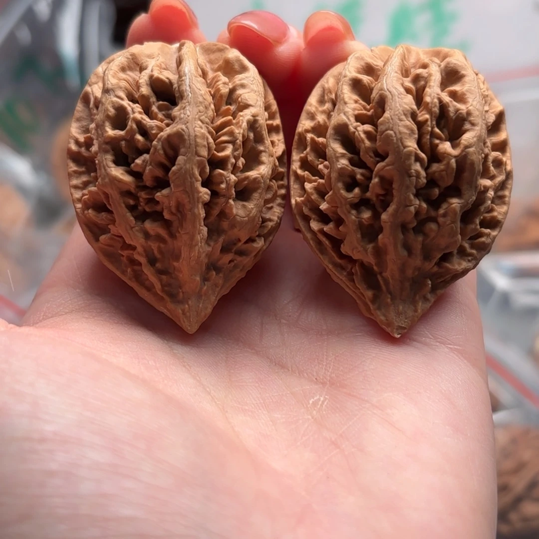 文玩核桃把件小蛙磕49