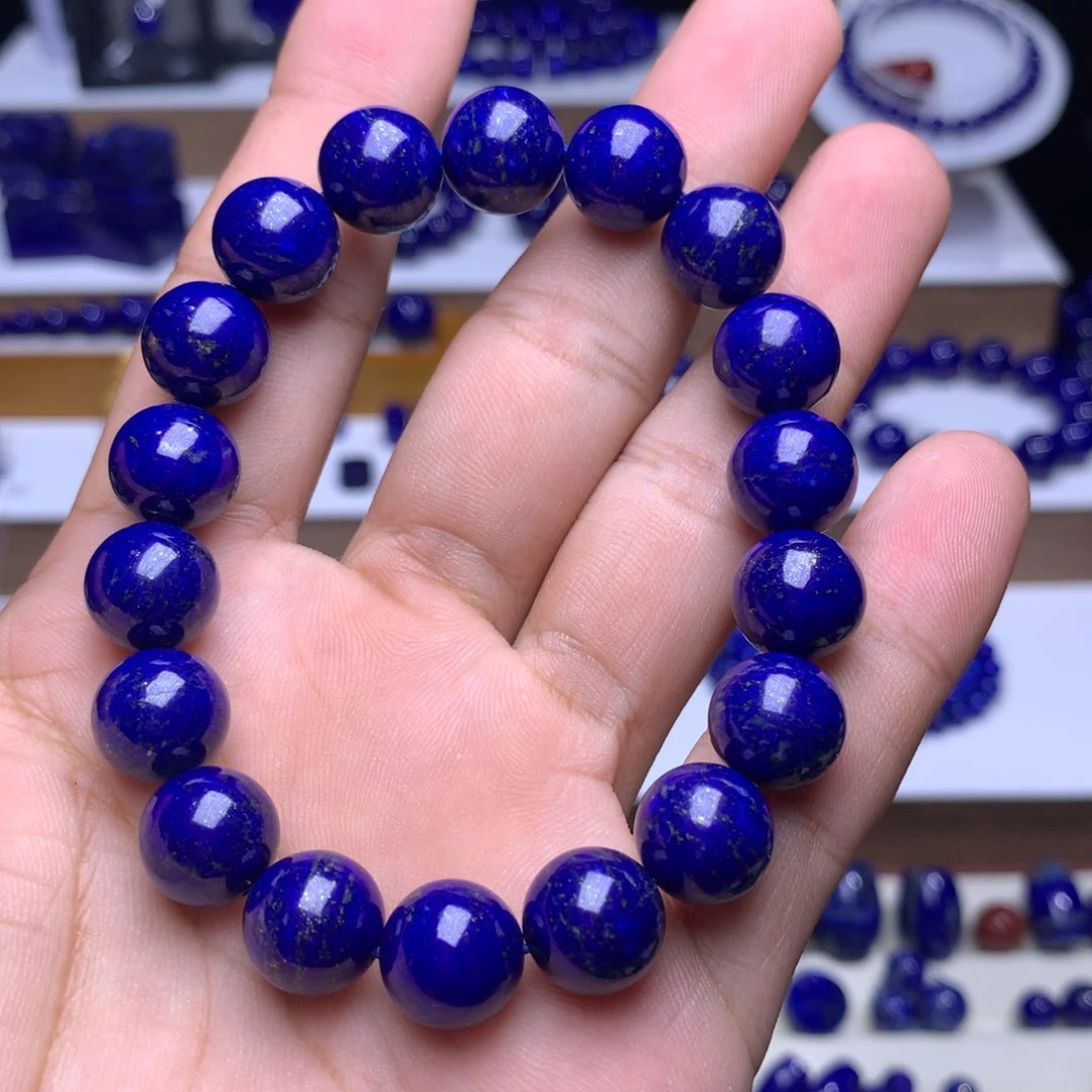 青金石未镶嵌福利高货手串11.4