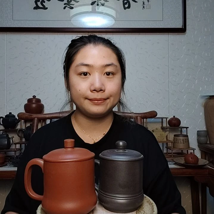 茶壶紫砂大红袍石黄盖杯