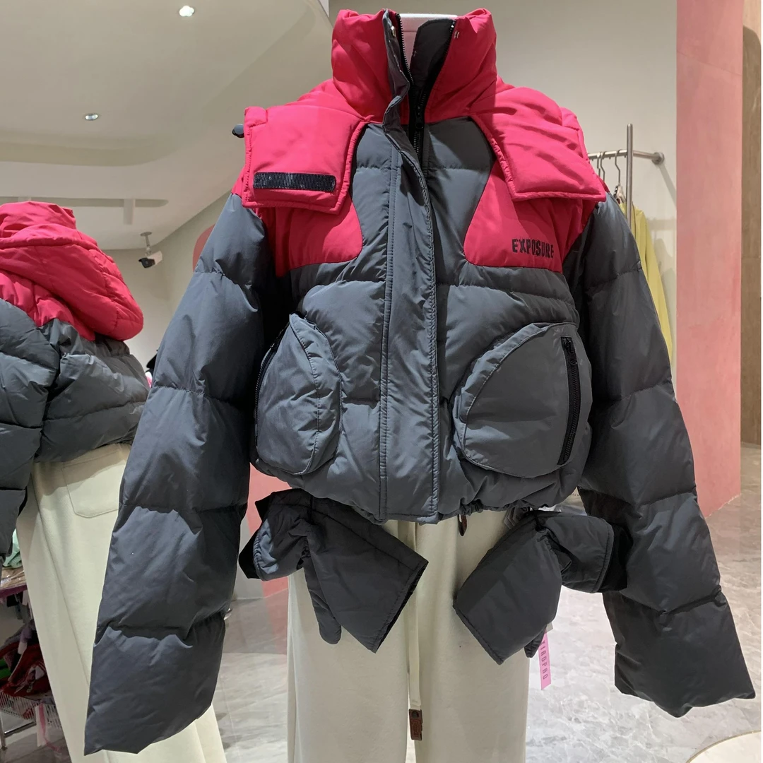 zhaoxiaopao/赵小泡手套款羽绒服