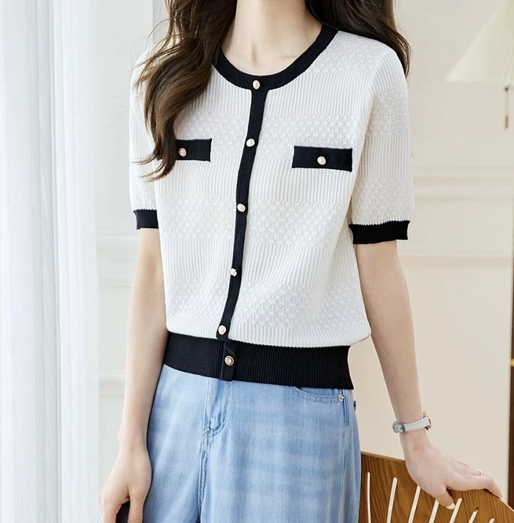 【香系列】超气质正肩小香风上衣