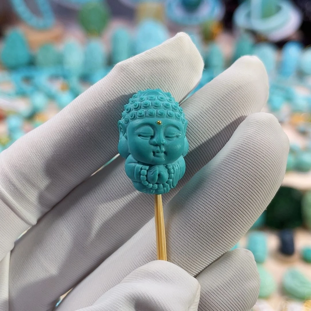 绿松石珠宝奇石未镶嵌