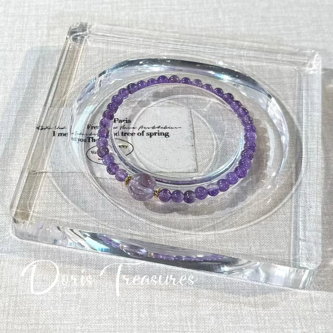 【愿上岸】水晶手链 精致气质多样性发一颜色微差