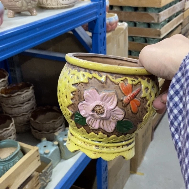 陶瓷花盆单场满9.9发13*13