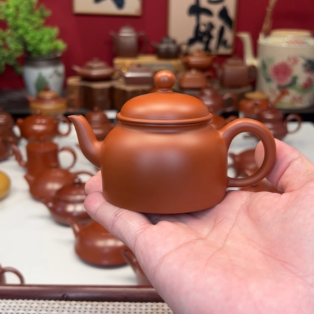 广***仔紫砂茶壶潮州手拉壶